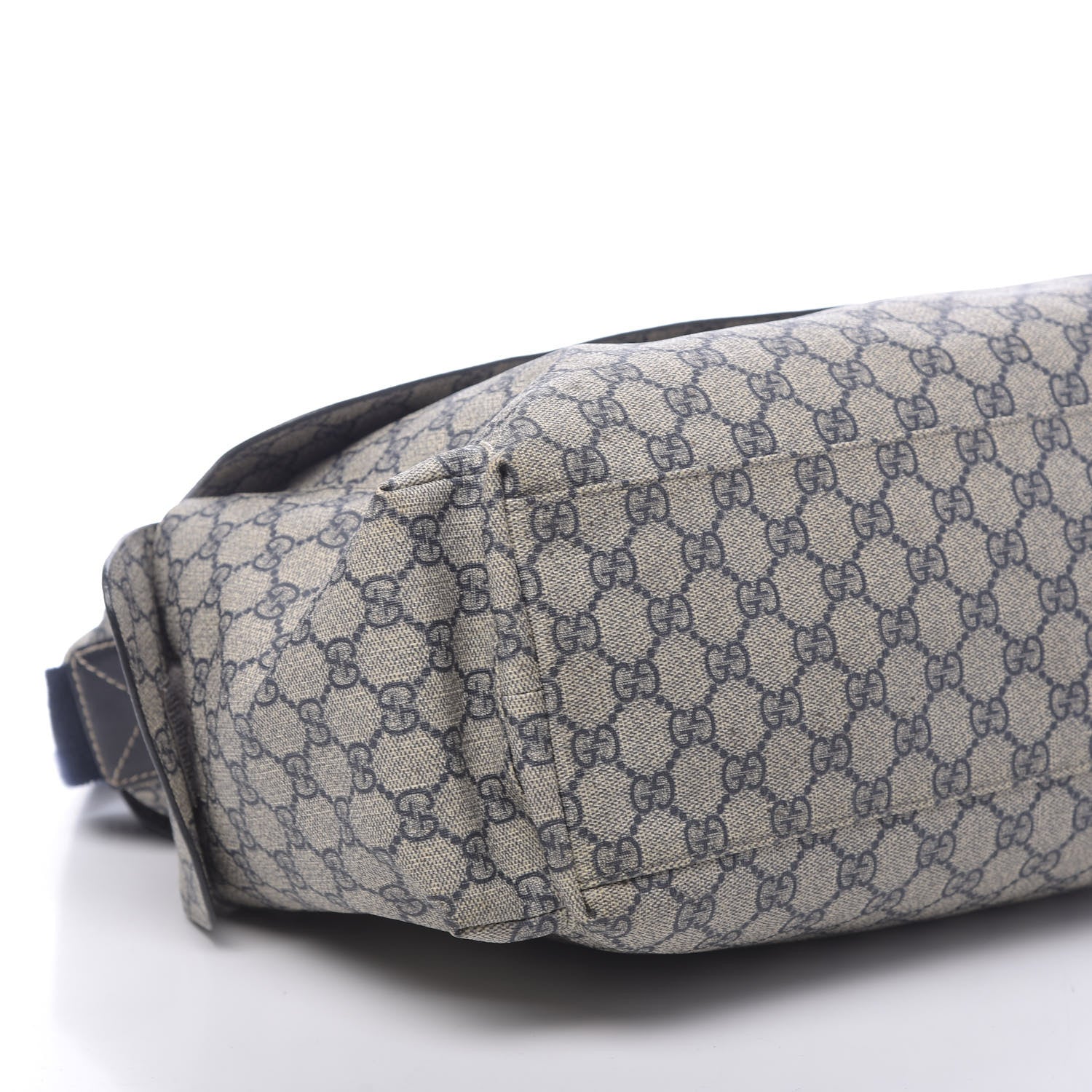 Gucci GG Plus Monogram Messenger Diaper Bag Navy 11 of 12