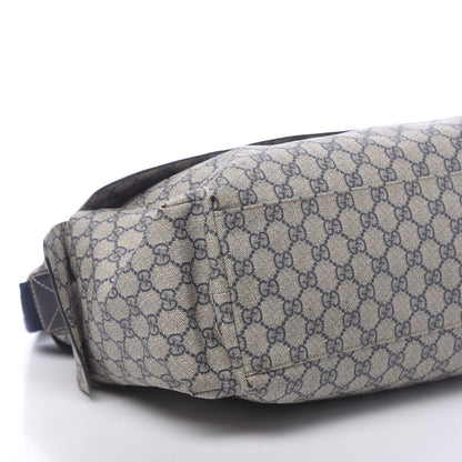 Gucci GG Plus Monogram Messenger Diaper Bag Navy 11 of 12