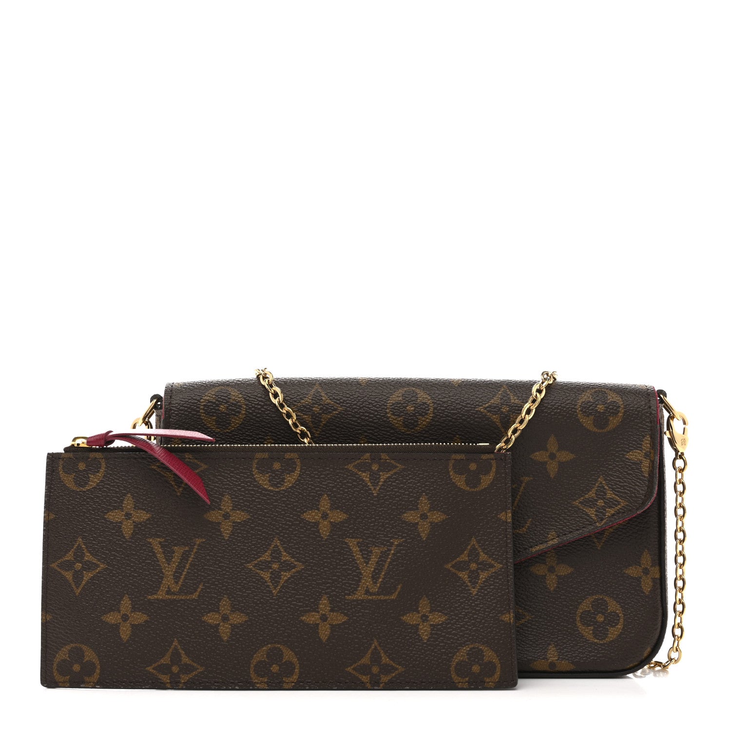 LOUIS  VUITTONフェリーチェ Louis Vuitton Navy Monogram Empreinte Leather Pochette Felice Bag