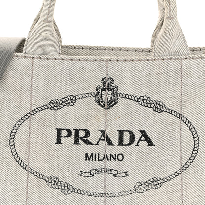 Prada Canapa Small Logo Tote White 10 of 13