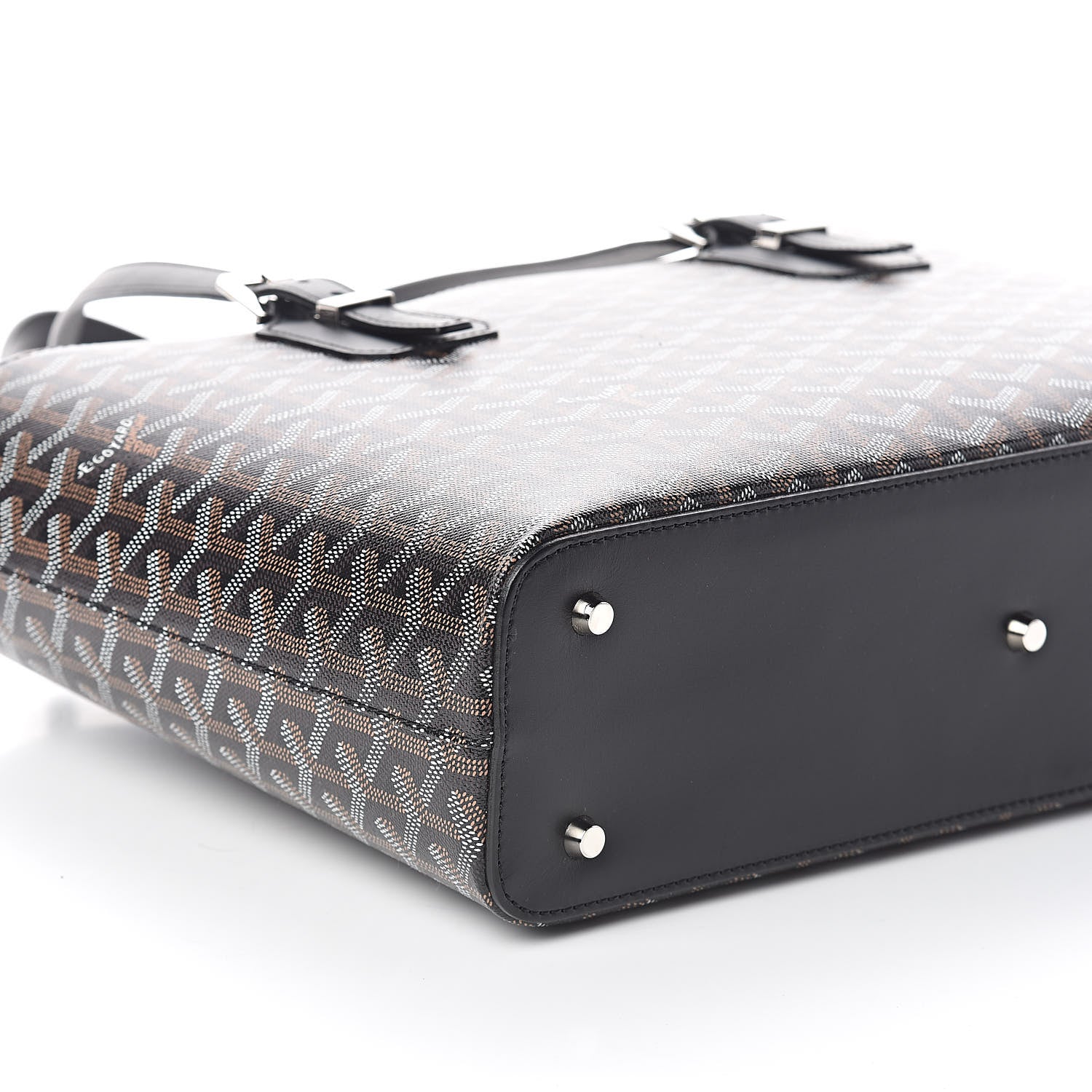 Goyard Goyardine Sac Marie Galante MM Black 8 of 9