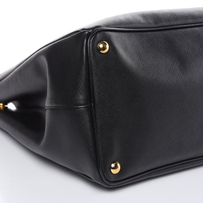 Prada Saffiano Lux Large Tote Black 9 of 10