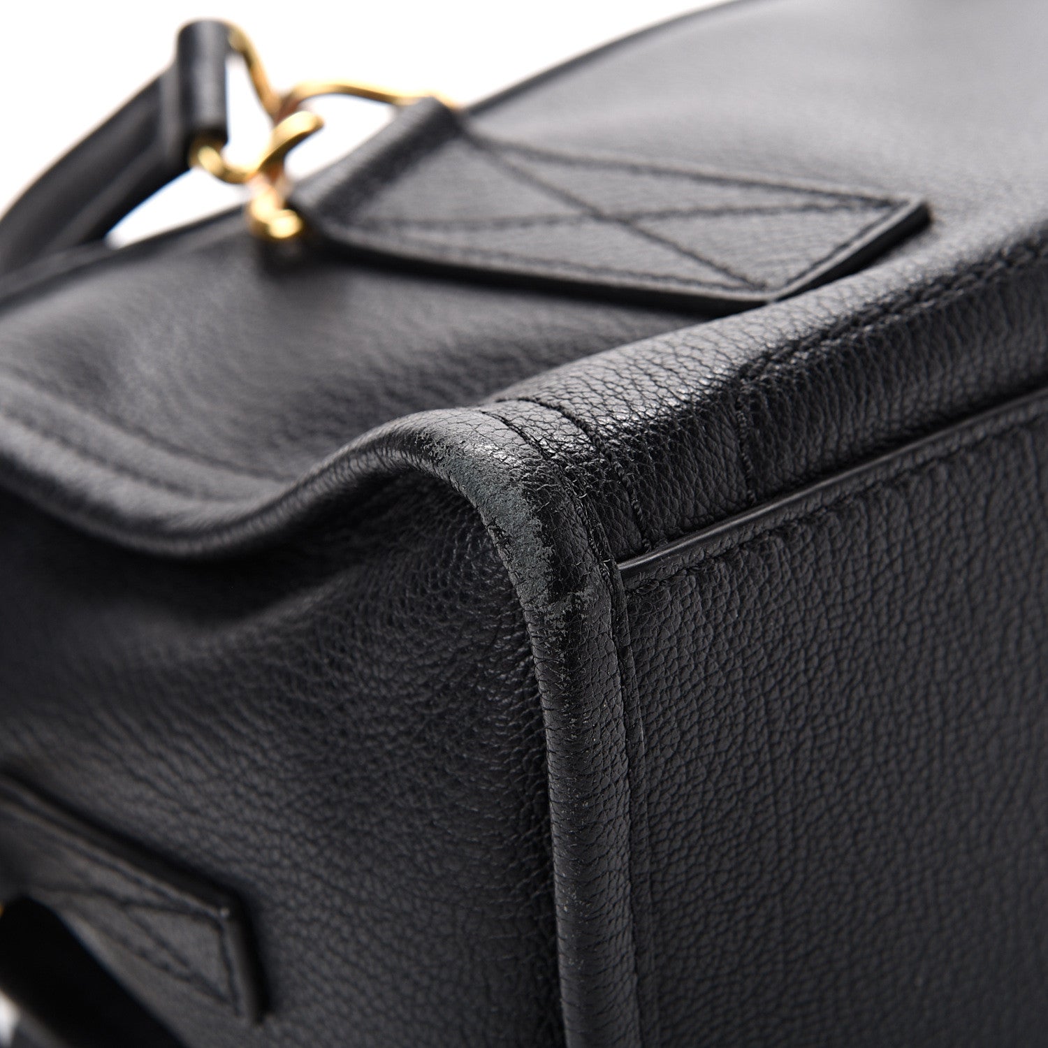 Marc Jacobs Pebbled Calfskin Wellington Satchel Black 8 of 17