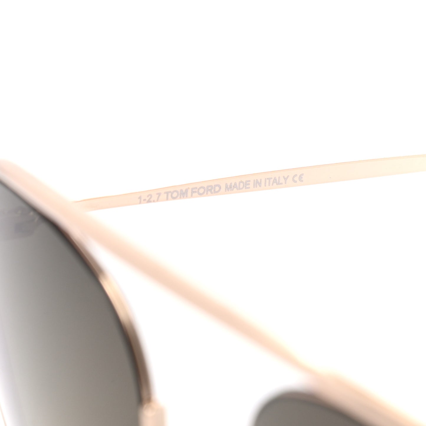 Metal Keith Aviator Sunglasses TF599 Brown