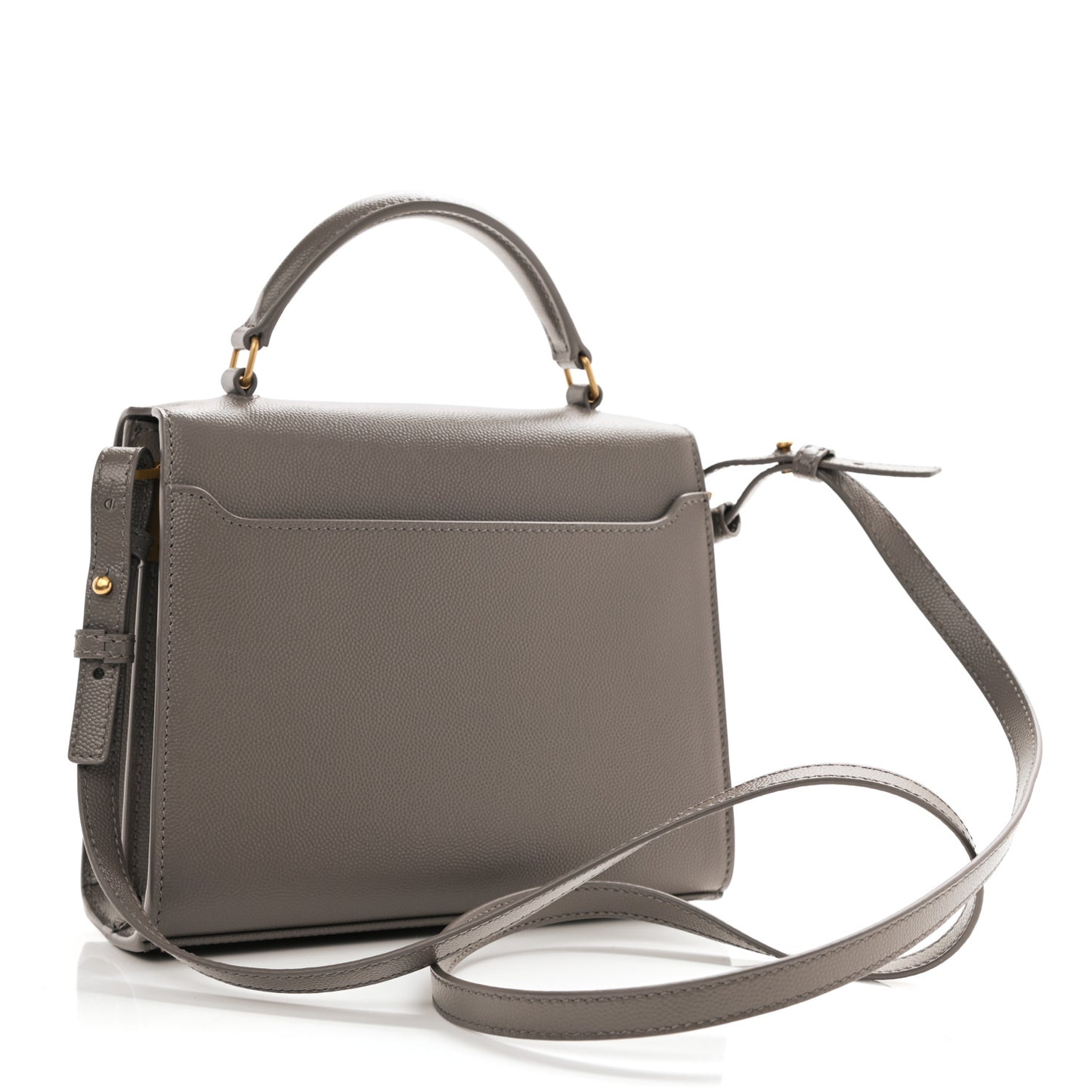 Grain de Poudre Mini Classic Monogram Cassandra Top Handle Pebble