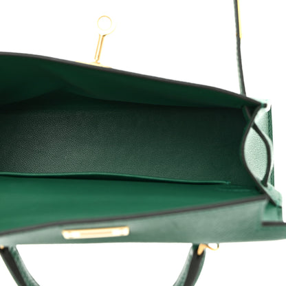 Hermes Epsom Mini Kelly Sellier 20 Vert Vertigo 5 of 12