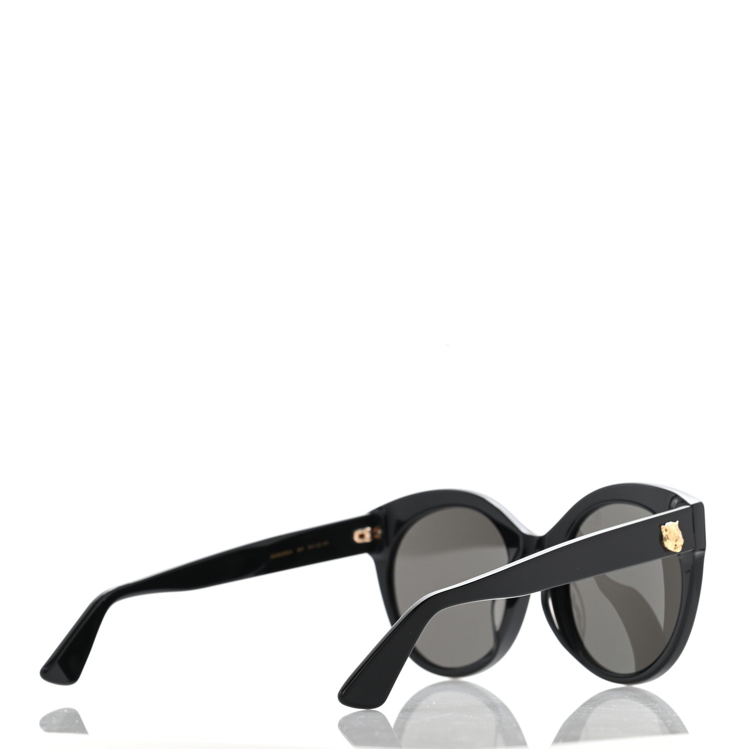 Gucci Round GG Sunglasses GG0028SA Black 4 of 8