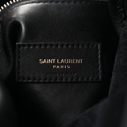 Saint Laurent Smooth Calfskin Large Le 5 A 7 Soft Hobo Black 6 of 12