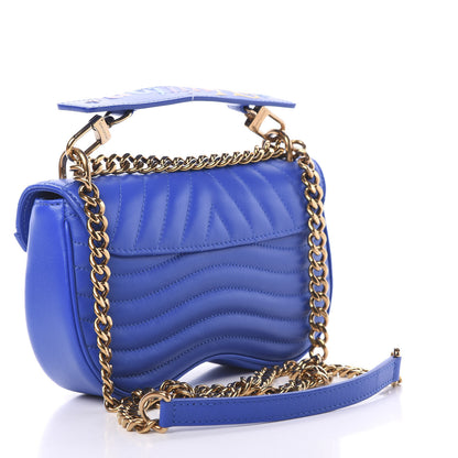 Louis Vuitton Calfskin New Wave Chain PM Blue Neon 2 of 10