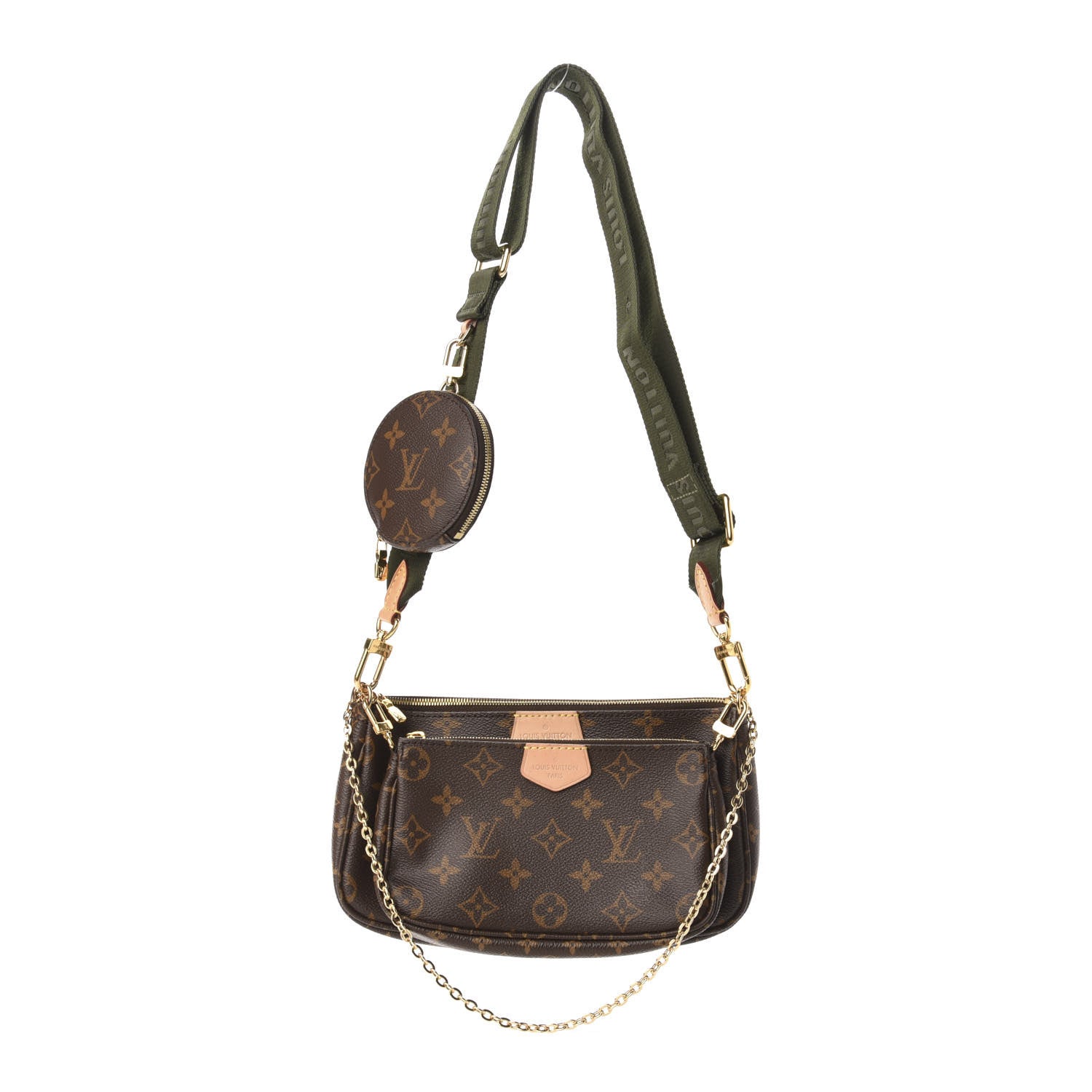 Louis Vuitton Monogram Multi Pochette Accessories Kaki 1 of 13
