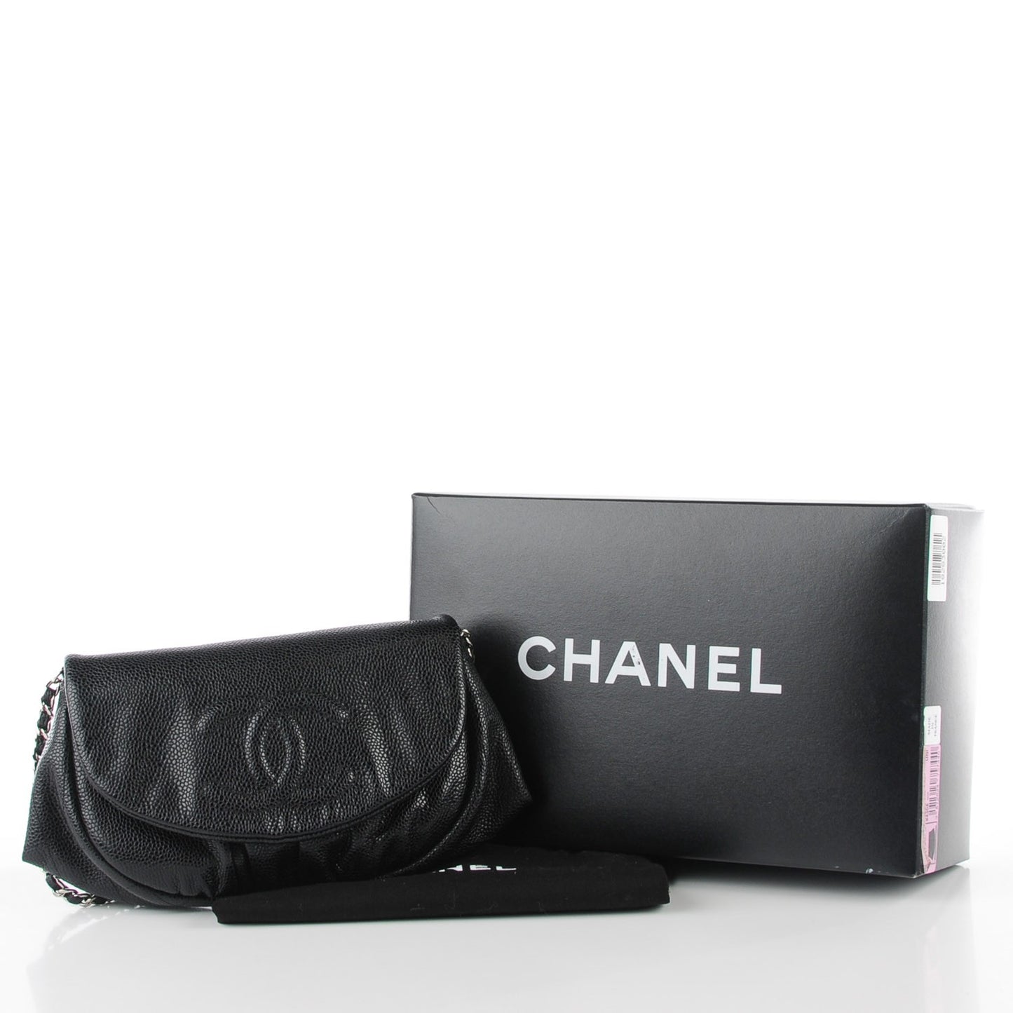 Caviar Half Moon Wallet On Chain WOC Black