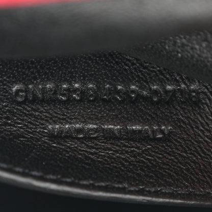 Saint Laurent Patent Matelasse Monogram Small Vicky Chain Bag Red 7 of 13