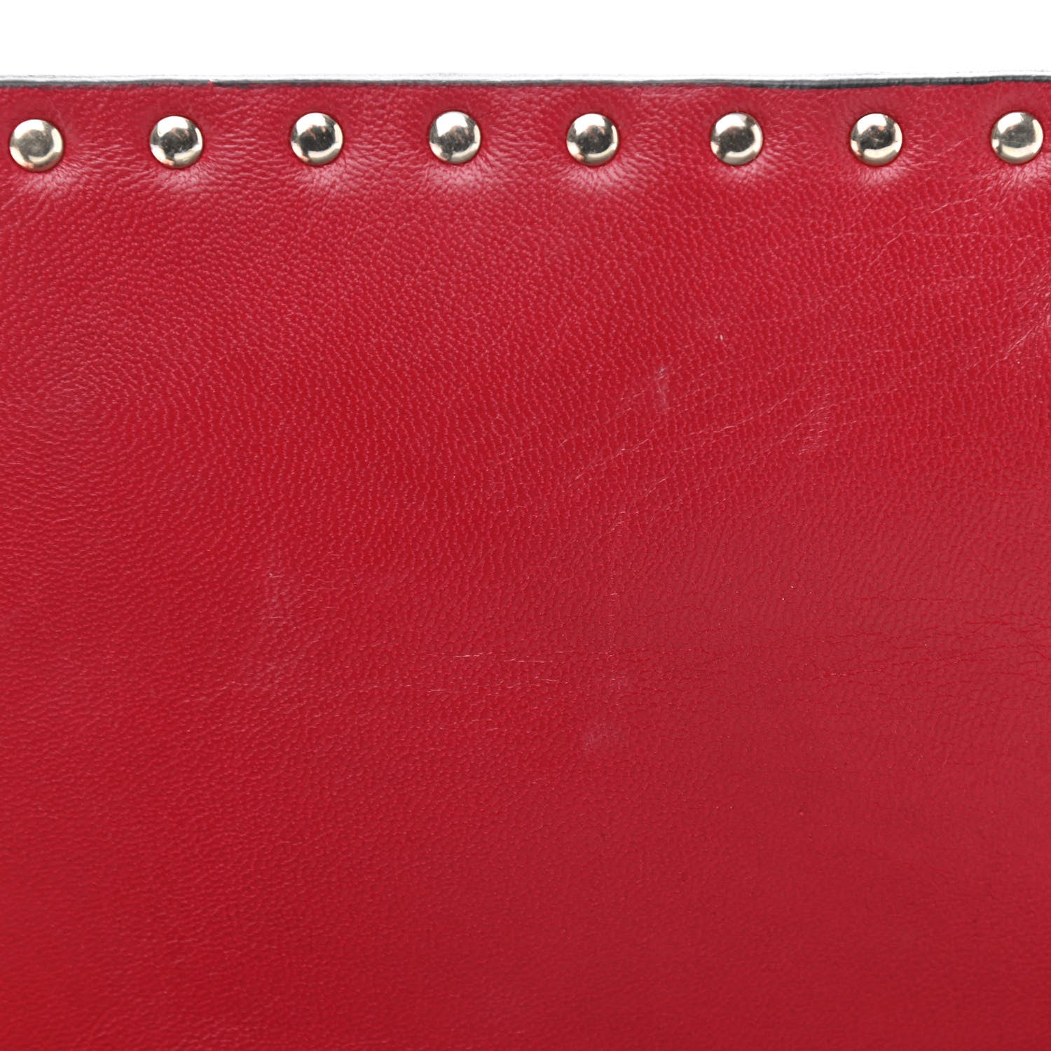 Valentino Garavani Nappa Rockstud Wristlet Clutch Light Stone 7 of 7