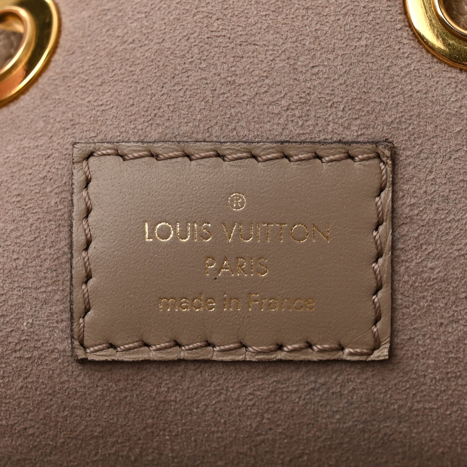 Louis Vuitton Empreinte Monogram Giant Neonoe MM Tourterelle Creme 7 of 10