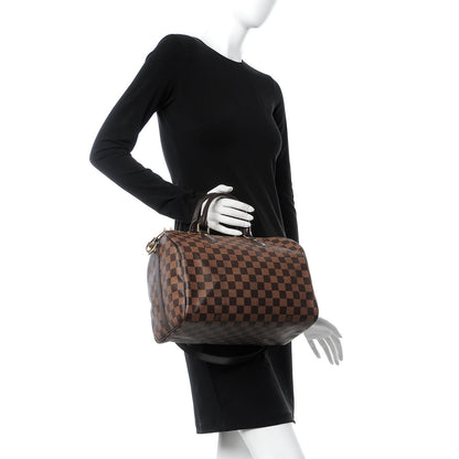 Louis Vuitton Damier Ebene Speedy Bandouliere 30 2 of 9