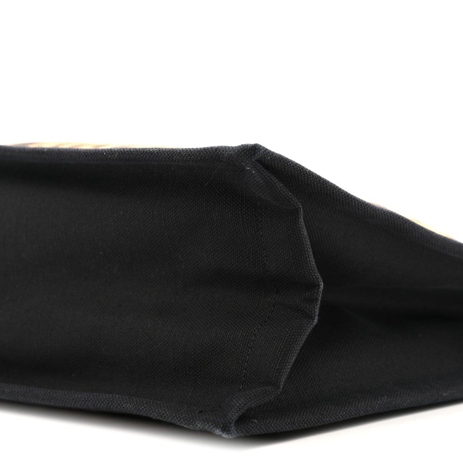 Saint Laurent Canvas Calfskin Leopard Print Rive Gauche Noe Tote Natural Black 10 of 14