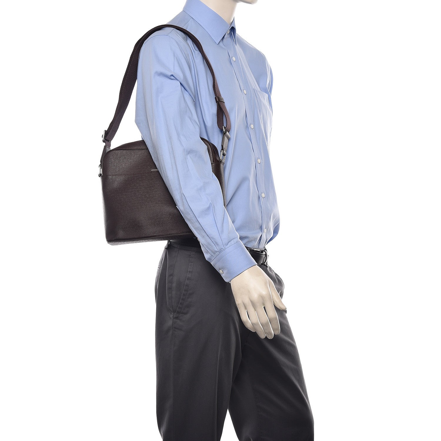 Louis Vuitton Taiga Anton Messenger PM Acajou 2 of 10