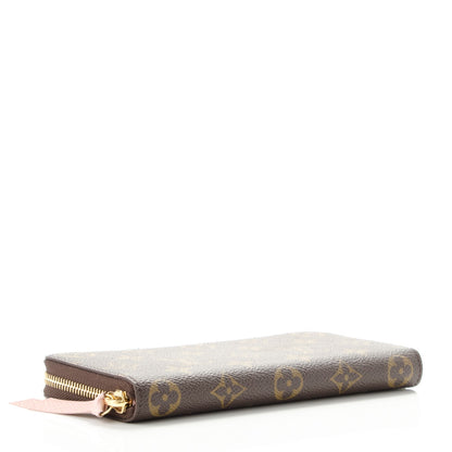 Louis Vuitton Monogram Clemence Wallet Rose Ballerine 4 of 7