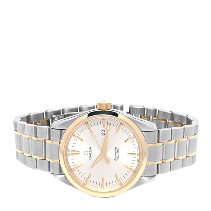 Omega Stainless Steel 18K Yellow Gold 39mm Seamaster Aqua Terra Quartz Watch 2317.30 2 of 4