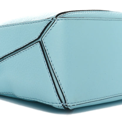 Loewe Calfskin Mini Puzzle Bag Light Blue 9 of 10