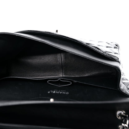 Chanel Patent Quilted Jumbo Double Flap Black 5 of 14