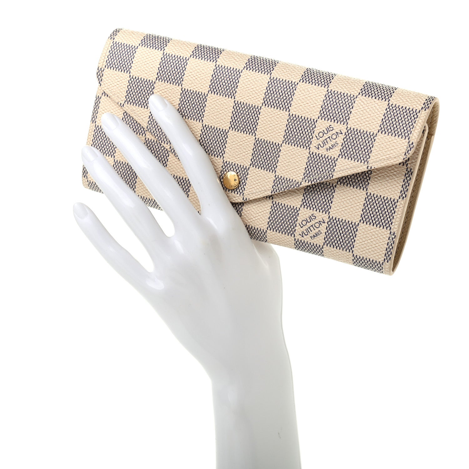 Louis Vuitton Damier Azur Josephine Wallet 2 of 10