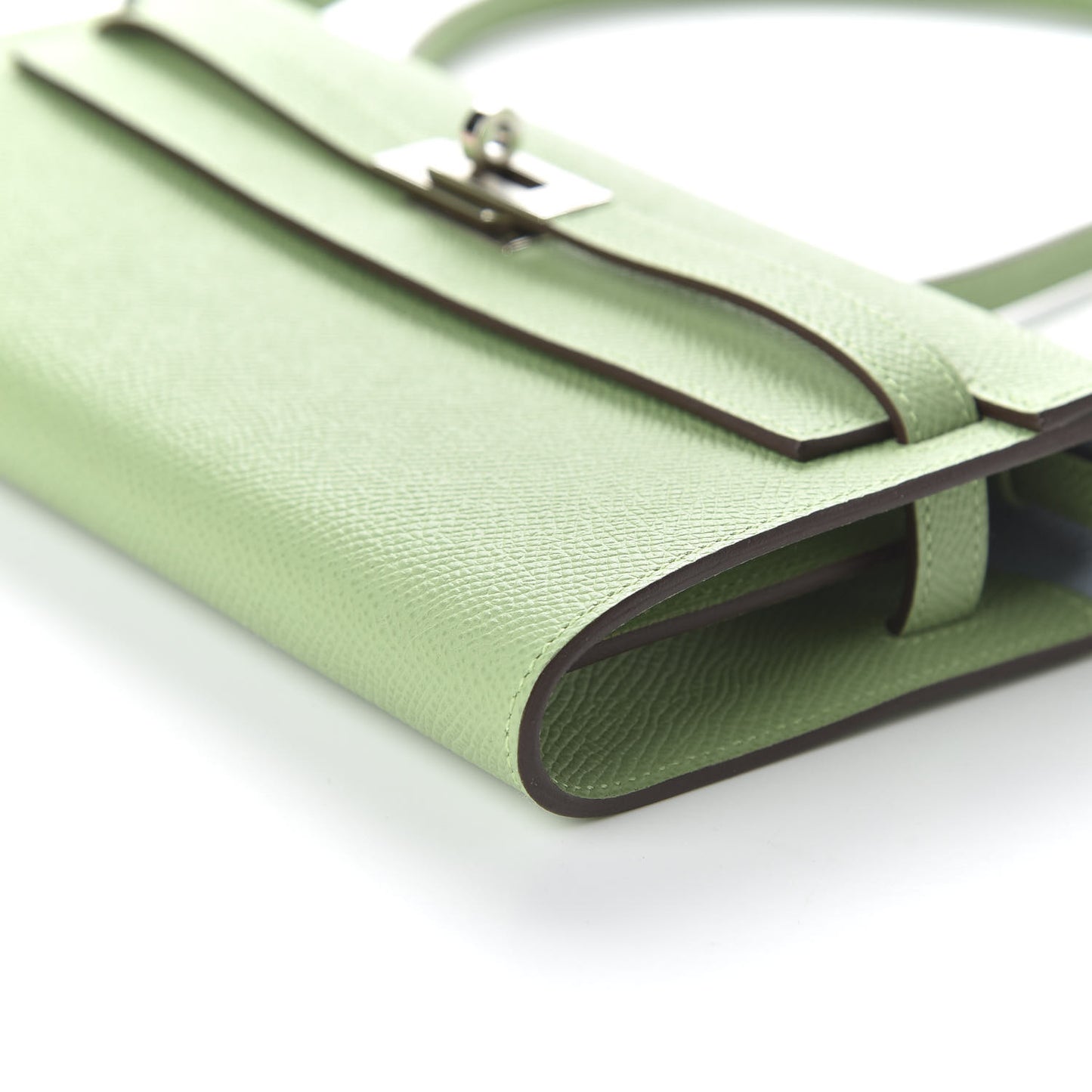 Epsom Verso Kelly Wallet To Go Vert Criquet Bleu Brume