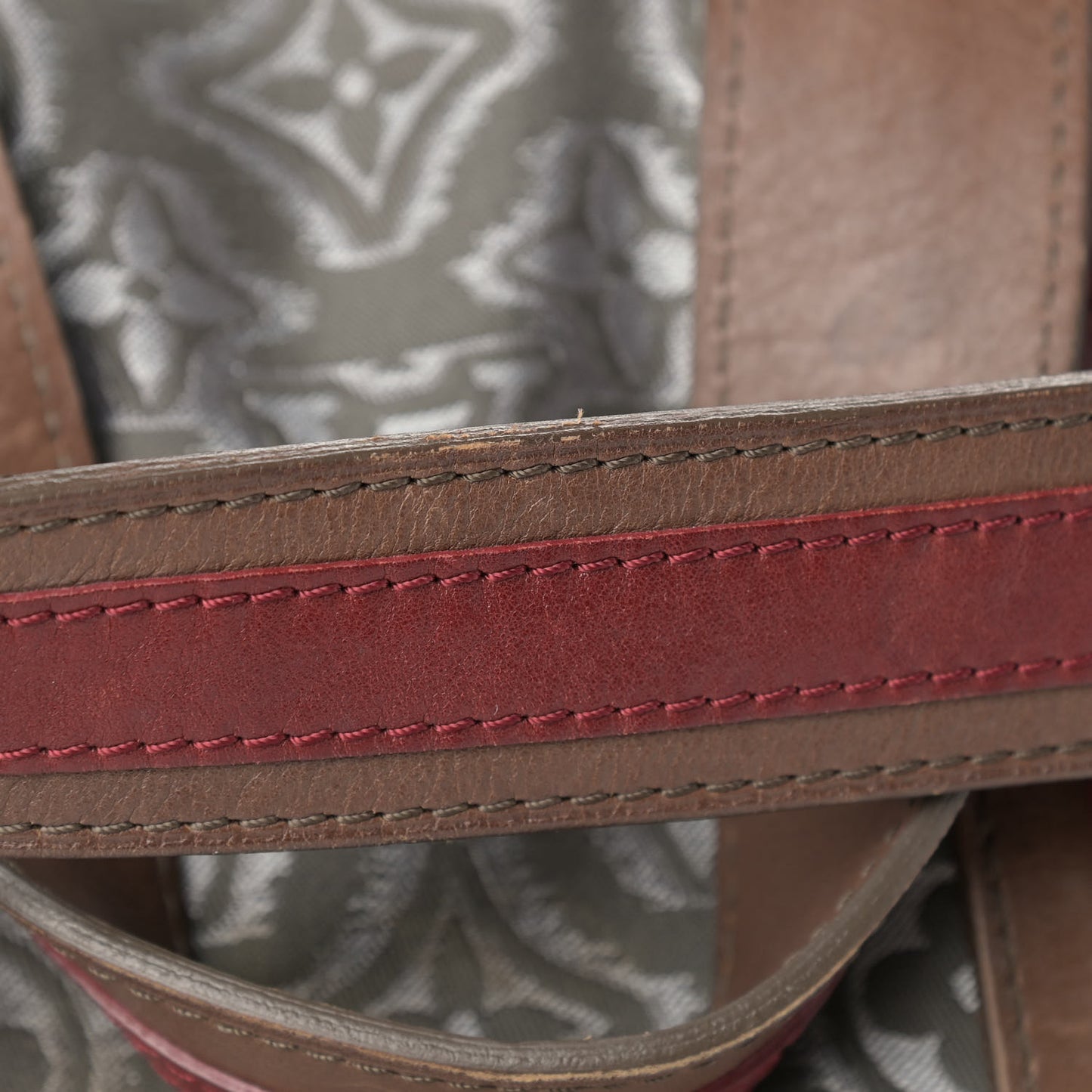 Jacquard Monogram Fabric Aviator Kaki
