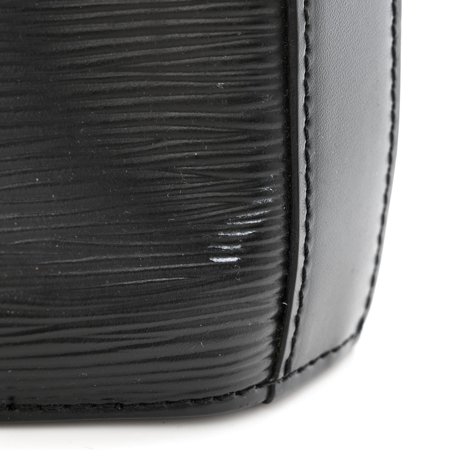 Louis Vuitton Epi Sac D'Epaule Black 10 of 11