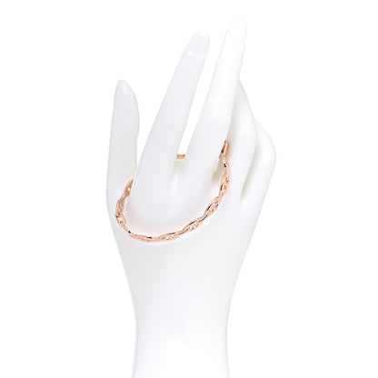 Hermes 18K Rose Gold PM Chaine d'Ancre Enchainee Bracelet ST 2 of 5