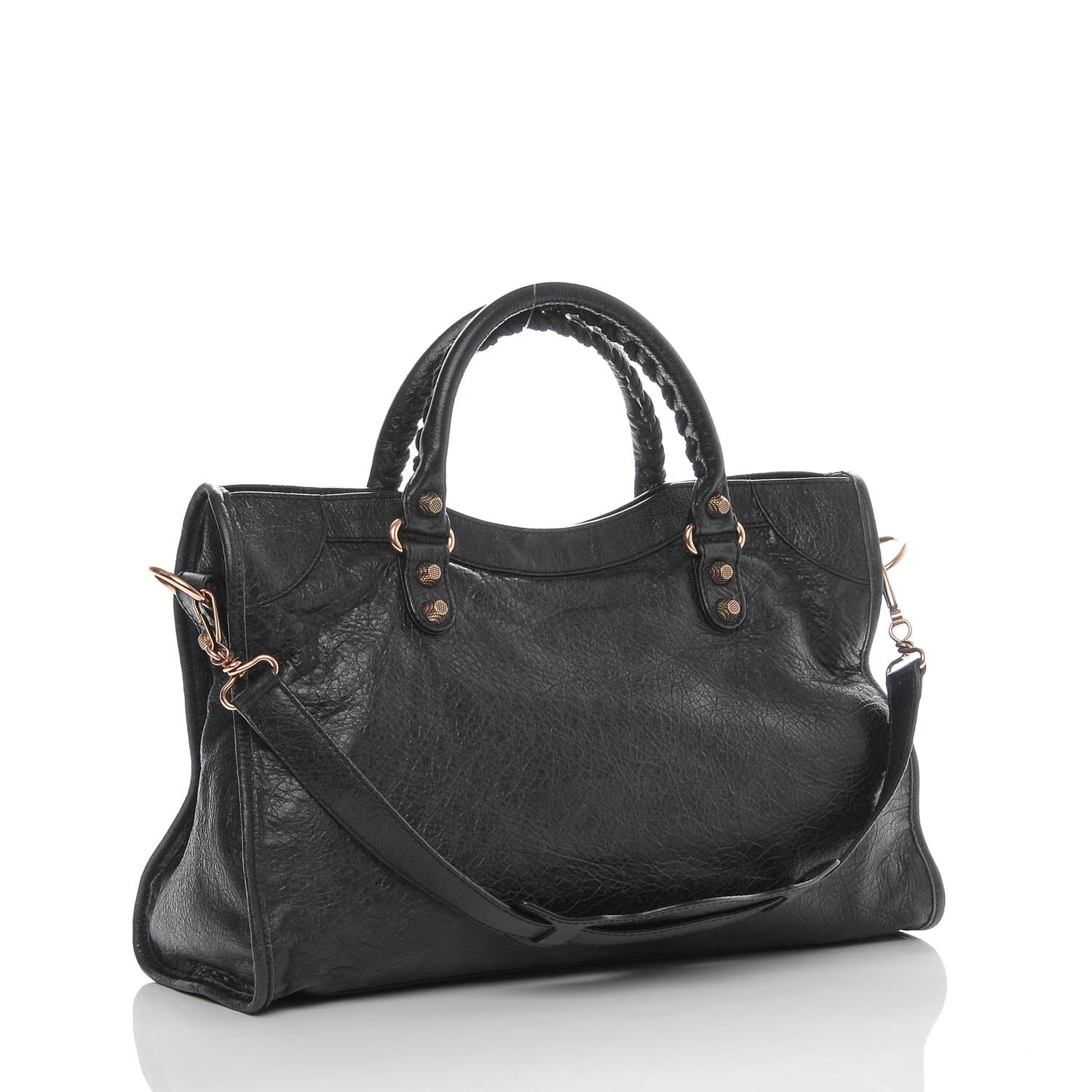 Balenciaga Agneau Giant 12 Rose Gold Hardware City Black 3 of 7