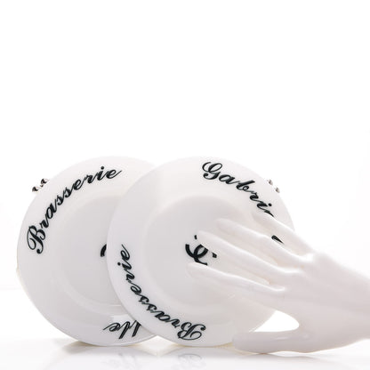 Chanel Plexiglass Brasserie Gabrielle Plates Minaudiere White 9 of 13