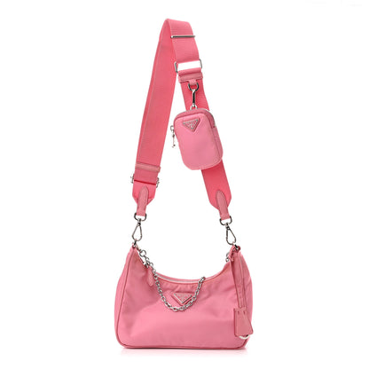 Prada Nylon Re-Edition 2005 Shoulder Bag Begonia 1 of 16