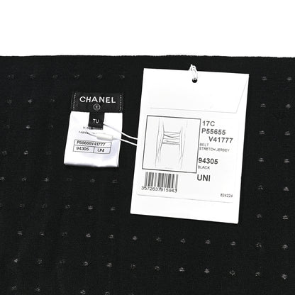 Chanel Stretch Jersey Belt Black 4 of 4