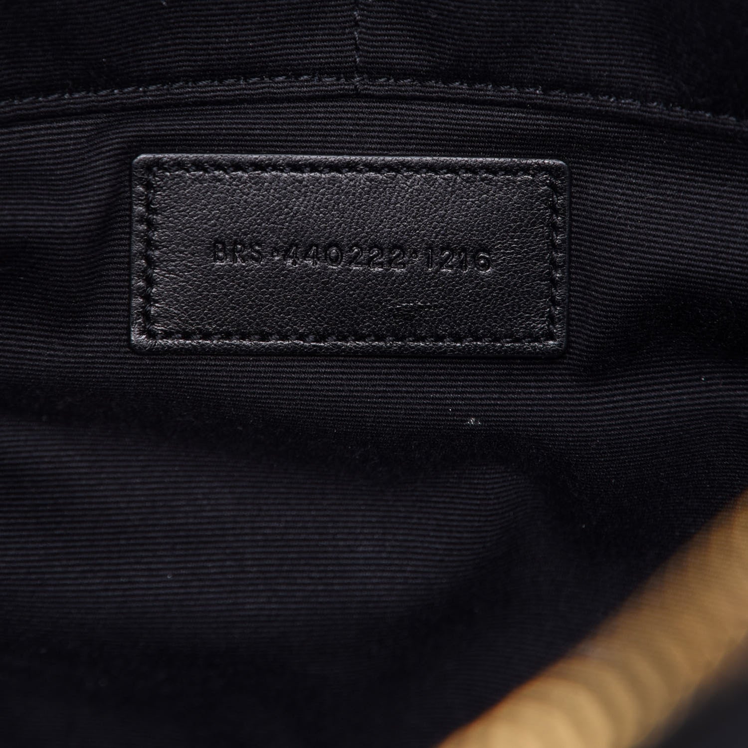 Saint Laurent Calfskin Matelasse Chevron Monogram Document Holder Black 7 of 8