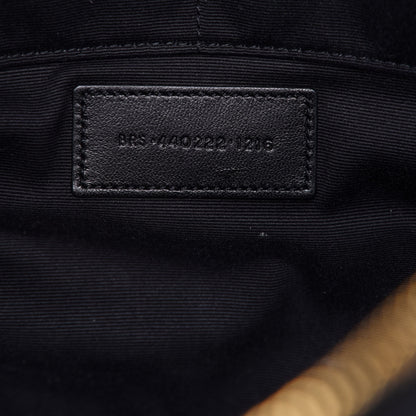 Saint Laurent Calfskin Matelasse Chevron Monogram Document Holder Black 7 of 8