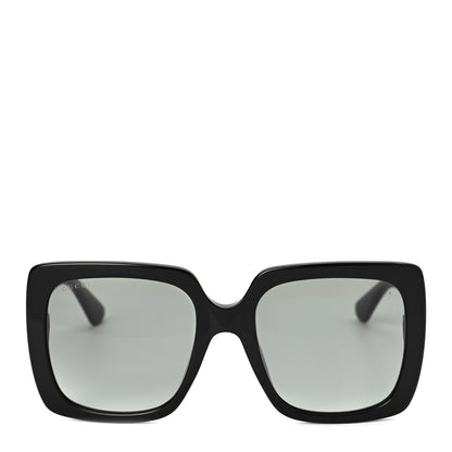 Gucci Crystal Square Frame GG Sunglasses GG0418S Black 2 of 8