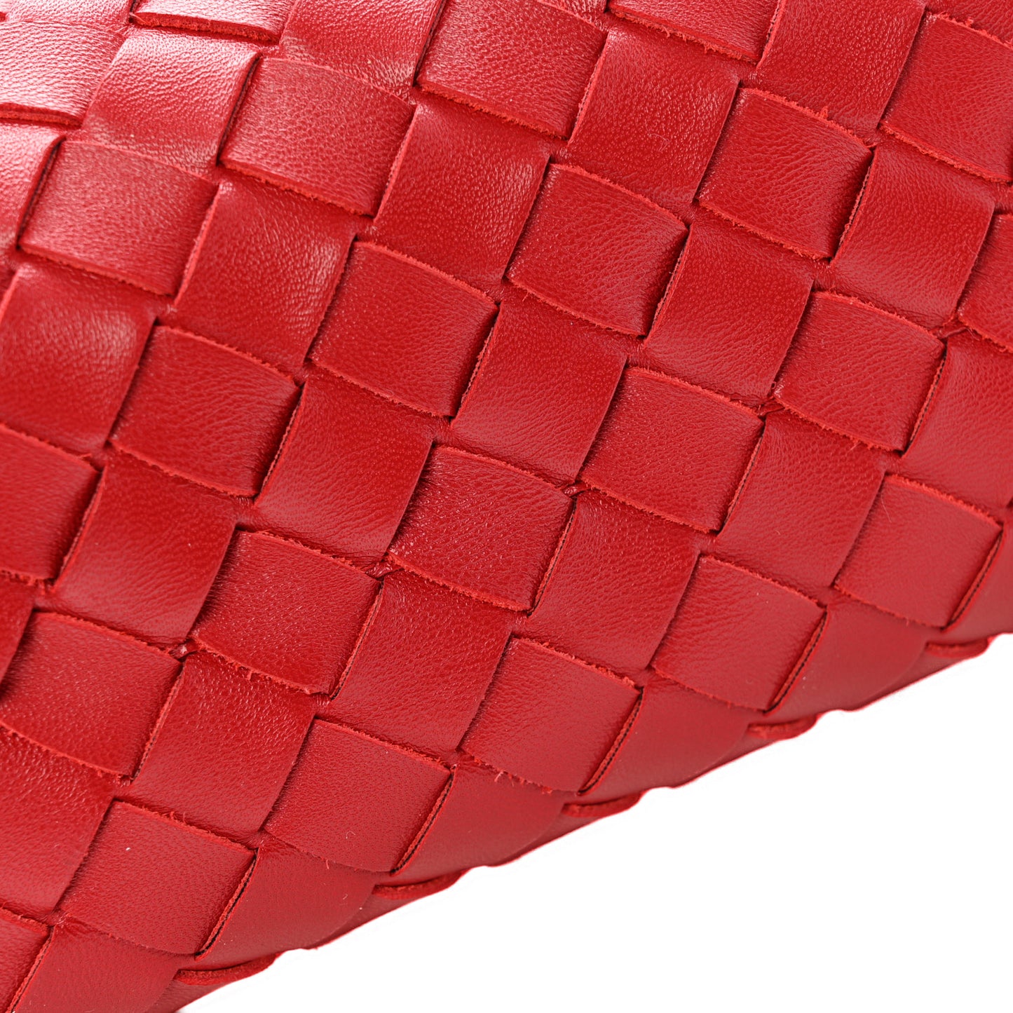 Nappa Intrecciato Small Loop Camera Bag Apple Candy