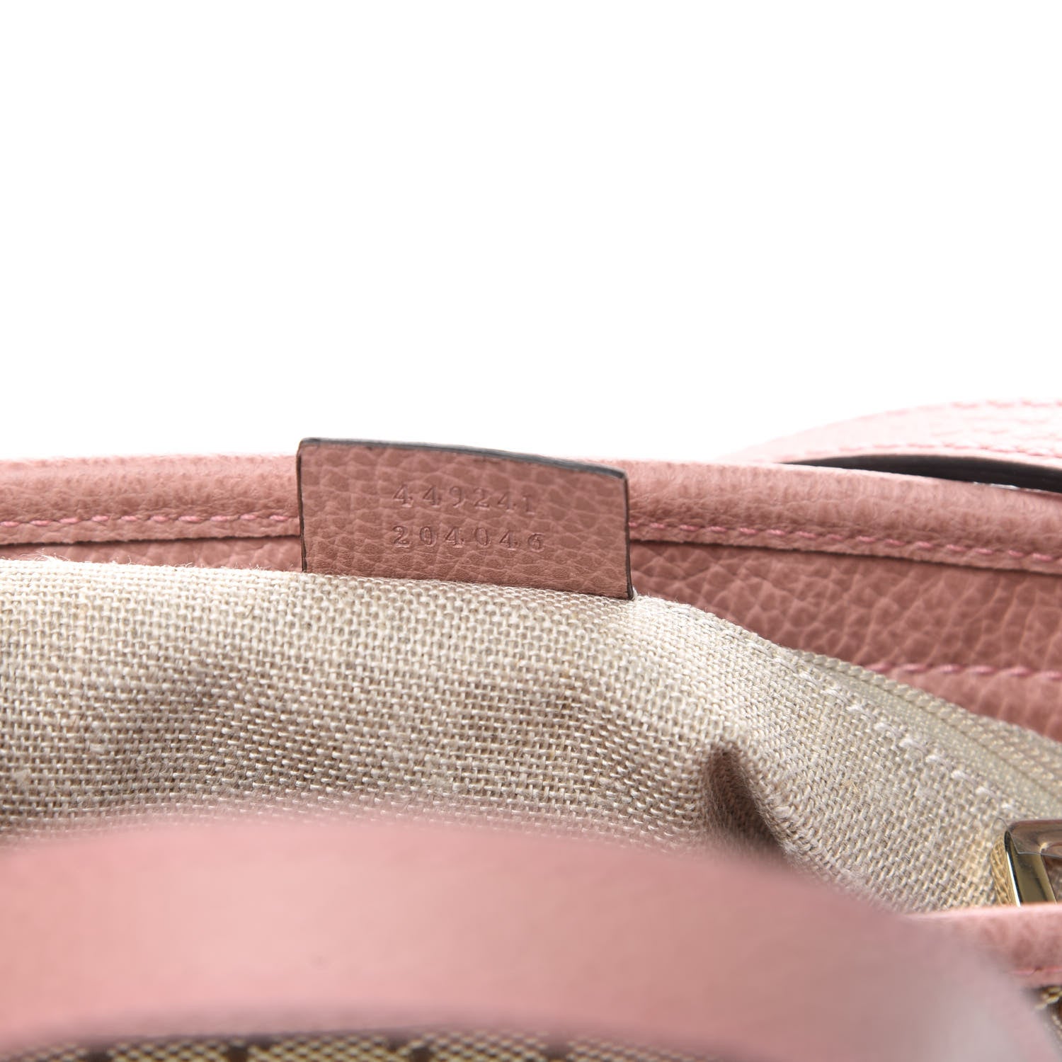 Gucci Monogram Small Bree Tote Beige Soft Pink 7 of 9