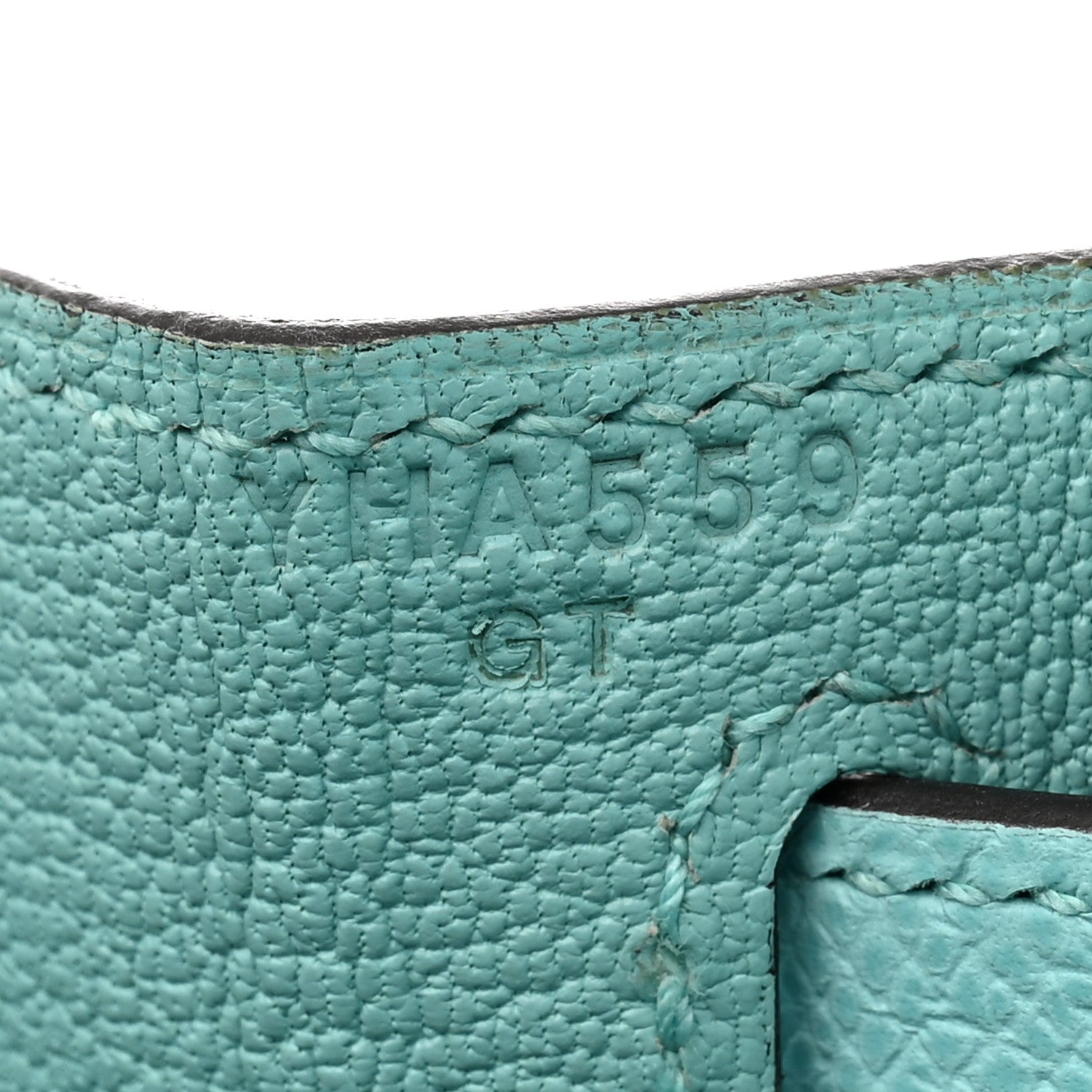 Hermes Epsom Kelly Sellier 28 Bleu Atoll 7 of 11