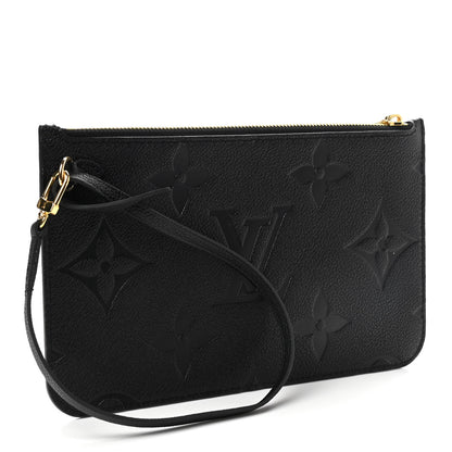 Louis Vuitton Empreinte Monogram Giant Neverfull MM Pochette Black 3 of 6