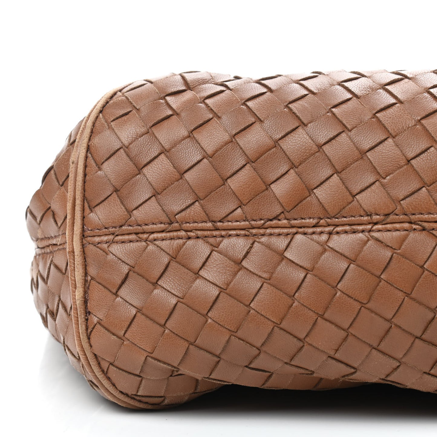 Nappa Intrecciato Ball Hobo Noce