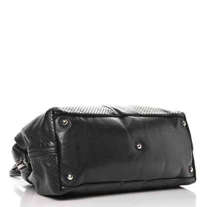 Saint Laurent Perforated Calfskin Medium Easy Y Sac Black 4 of 13