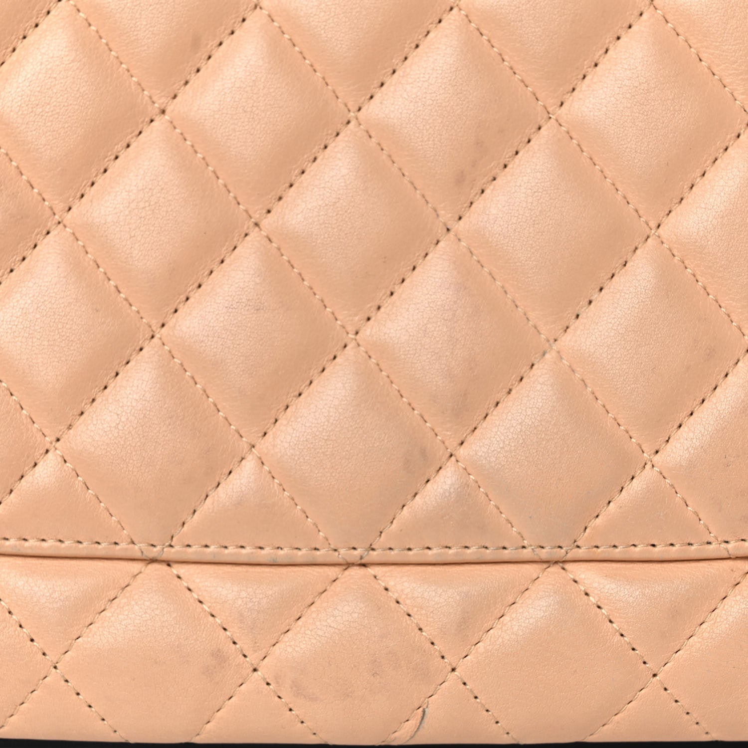 Chanel Calfskin Quilted Large Cambon Tote Beige Black 19 of 21