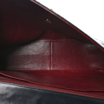 Chanel Lambskin Quilted XL Jumbo Single Flap Black 5 of 11