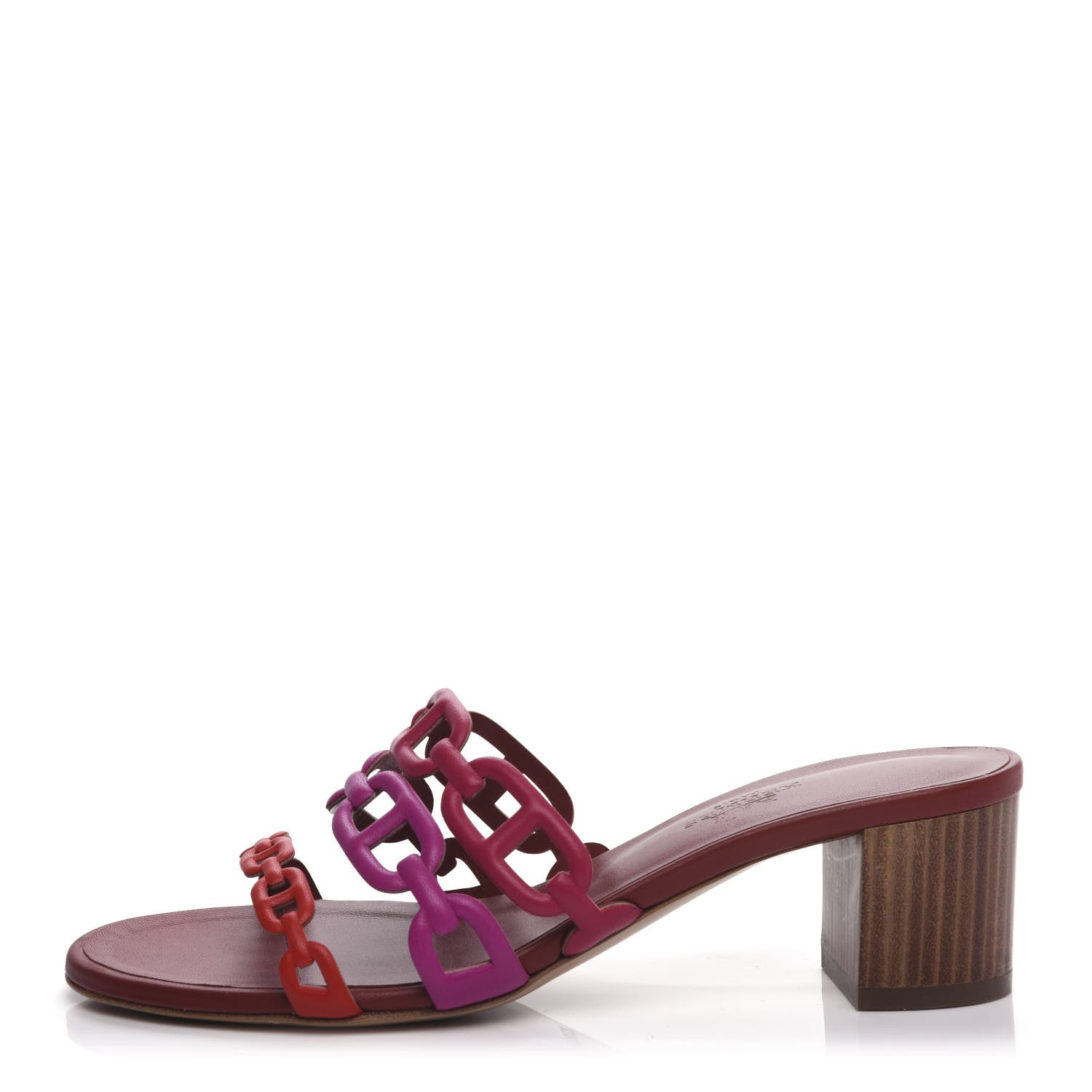 Hermes Nappa Tandem Sandals 36 Rouge Azalee 1 of 11