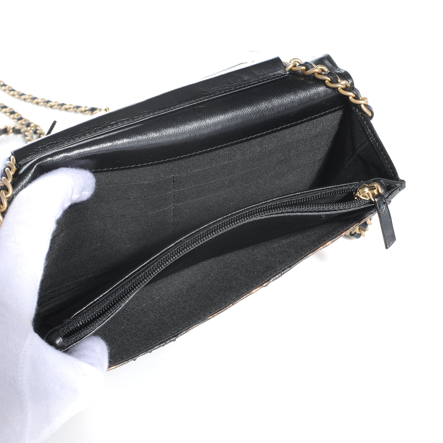 Python Wallet On Chain WOC Black and Gold