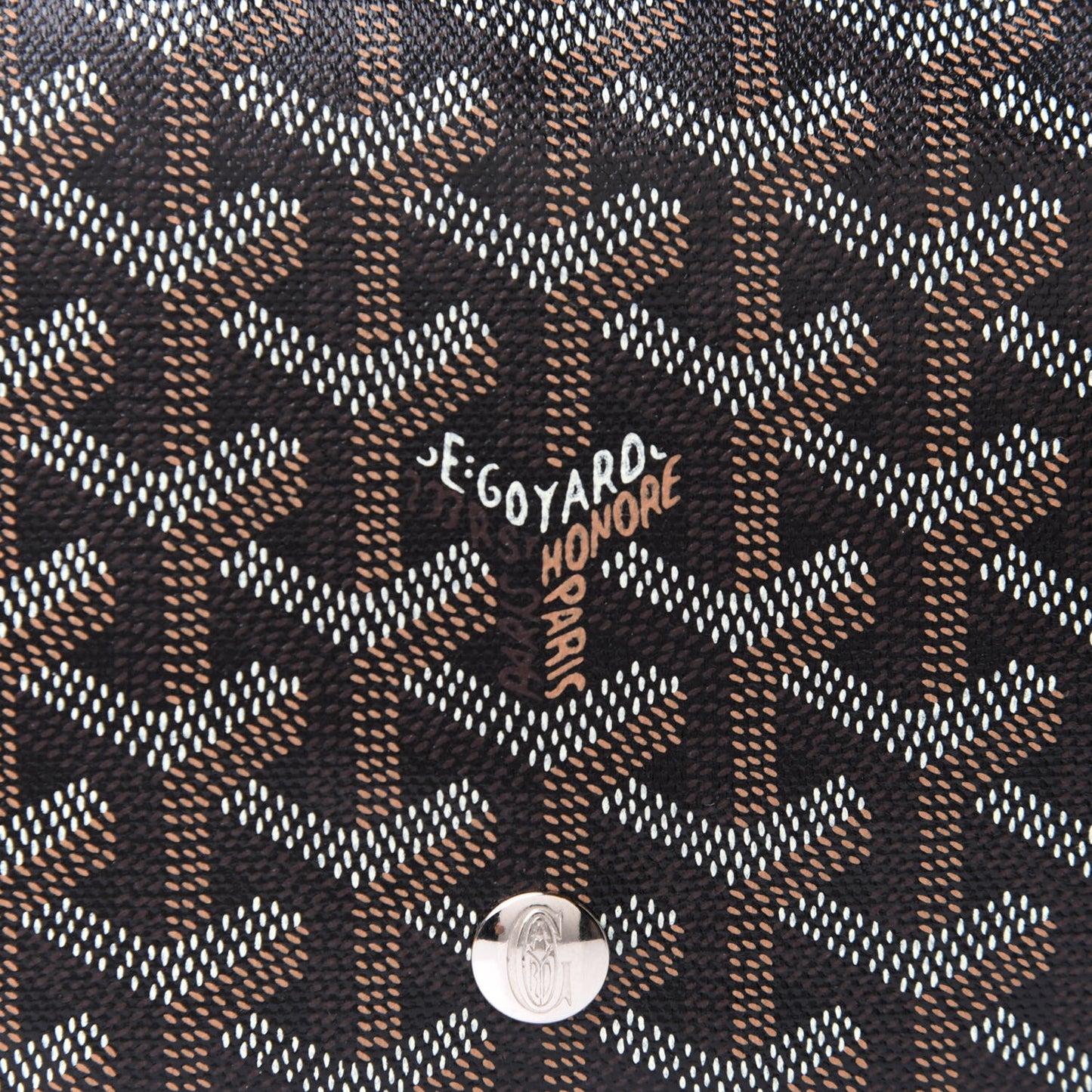 Goyardine Plumet Wallet Clutch Black