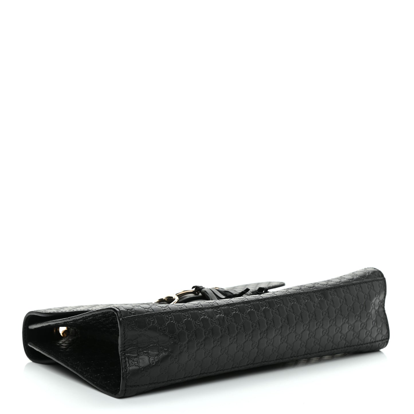 Microguccissima Medium Emily Chain Shoulder Bag Black