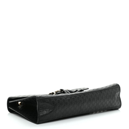 Gucci Microguccissima Medium Emily Chain Shoulder Bag Black 4 of 10